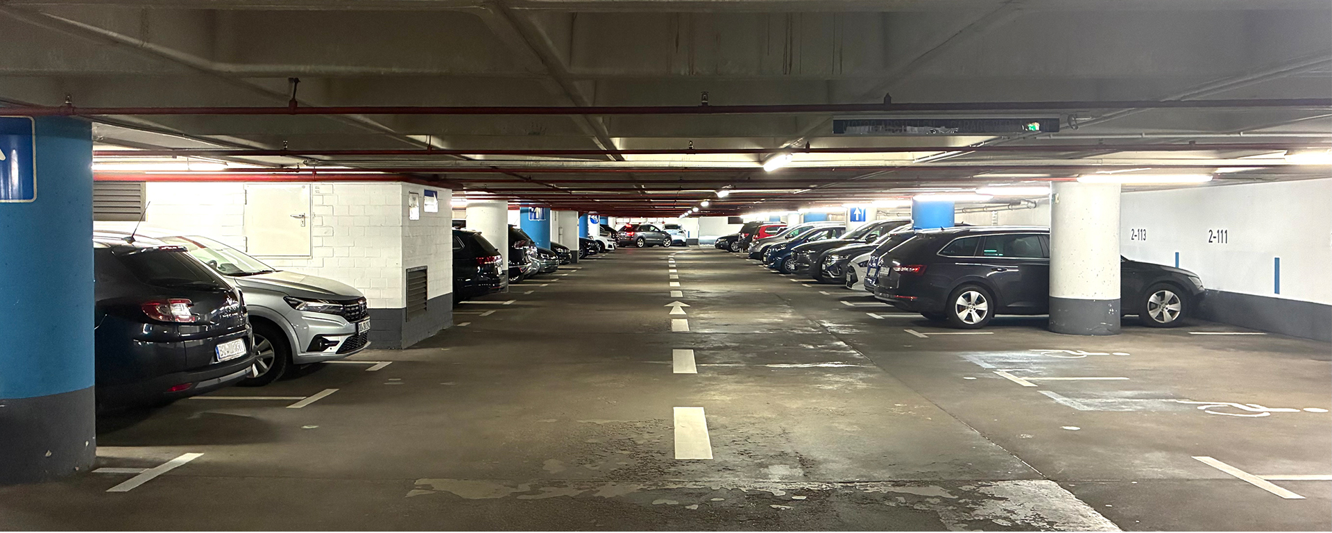 Kein Netz im Parkhaus