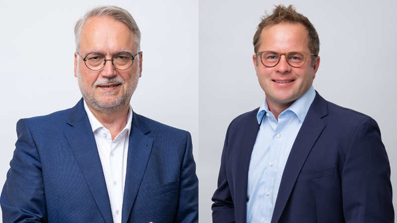 Karsten Herlitz Fraktionsvorsitzender (re.) und Christian Haardt stellv. Fraktionsvorsitzender (li.)
